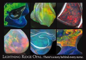 Sample Postcard for Lightning Ridge Opal